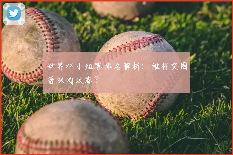 世界杯小组赛排名解析:谁将突围晋级淘汰赛?