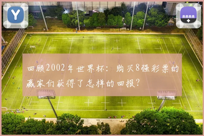 回顾2002年世界杯:购买8强彩票的赢家们获得了怎样的回报?