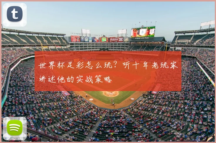 世界杯足彩怎么玩?听十年老玩家讲述他的实战策略